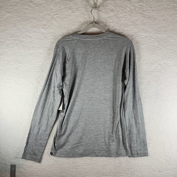 Gaiam T-Shirt Mens Small Sleet Heather Polyester Stretch Everyday Basic NWT 6862 - Picture 2 of 9